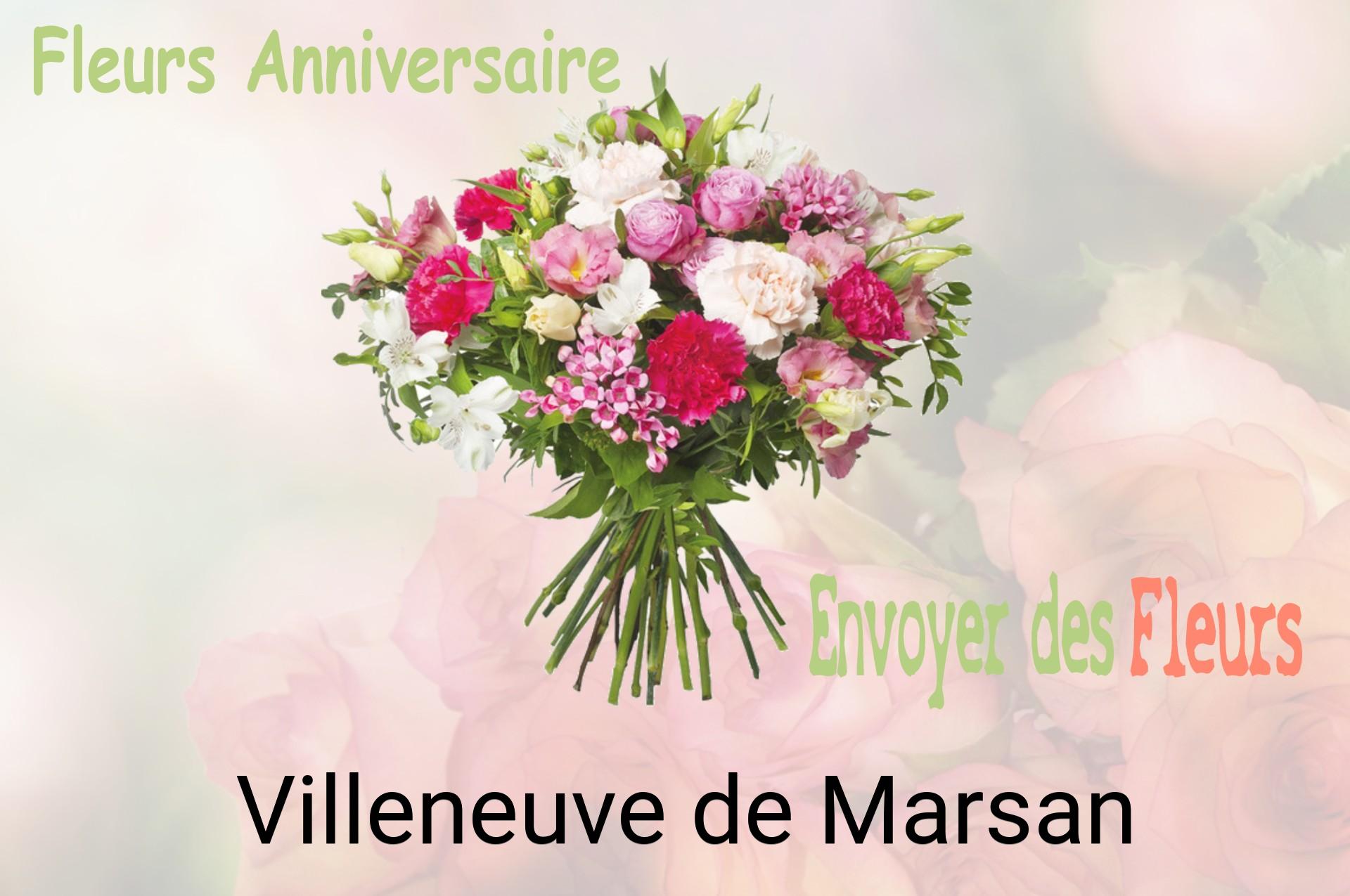 Bouquet de fleurs d’anniversaire livré à Villeneuve-de-Marsan