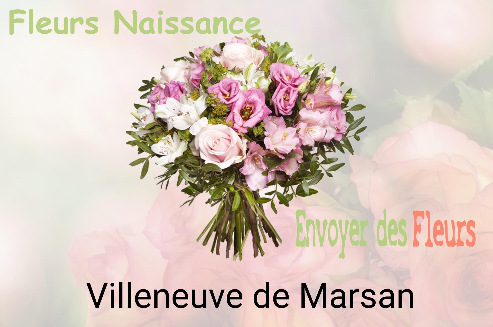 Bouquet de fleurs de naissance livré à Villeneuve-de-Marsan