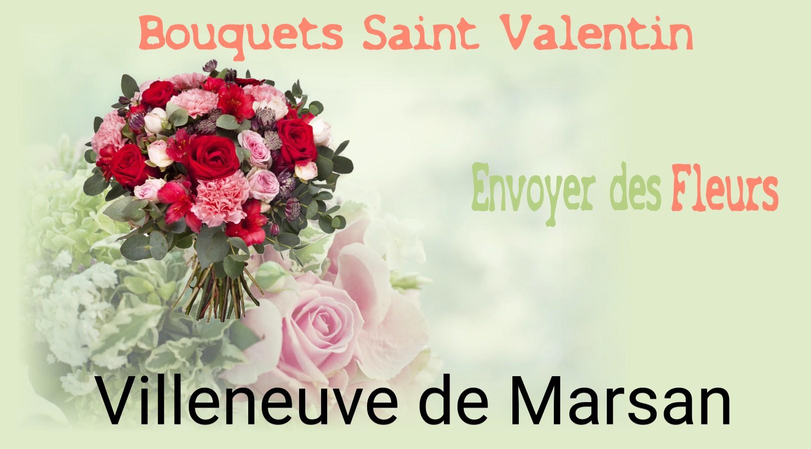Roses de Saint-Valentin livrées à Villeneuve-de-Marsan